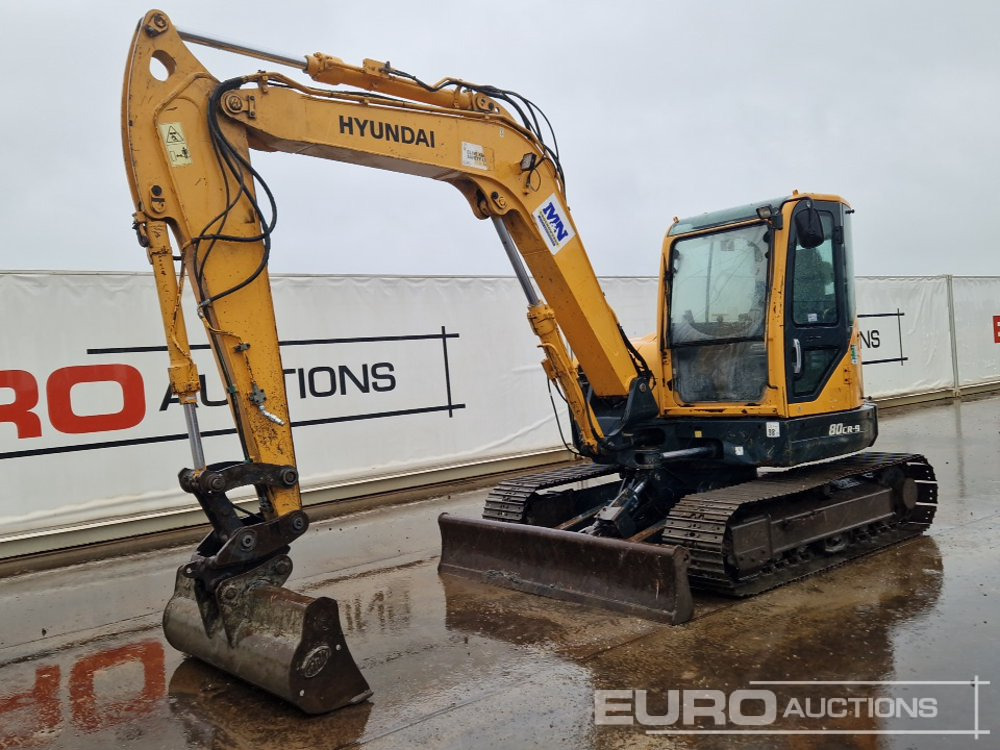 2015 Hyundai R80CR-9 - Miniexcavadora: foto 1 2015 Hyundai R80CR-9 - Miniexcavadora: foto 1