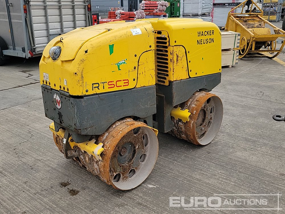 2015 Wacker Neuson Radio Controlled Double Drum Vibrating Padfoot Trench Roller - Construcción de carreteras: foto 5 2015 Wacker Neuson Radio Controlled Double Drum Vibrating Padfoot Trench Roller - Construcción de carreteras: foto 5