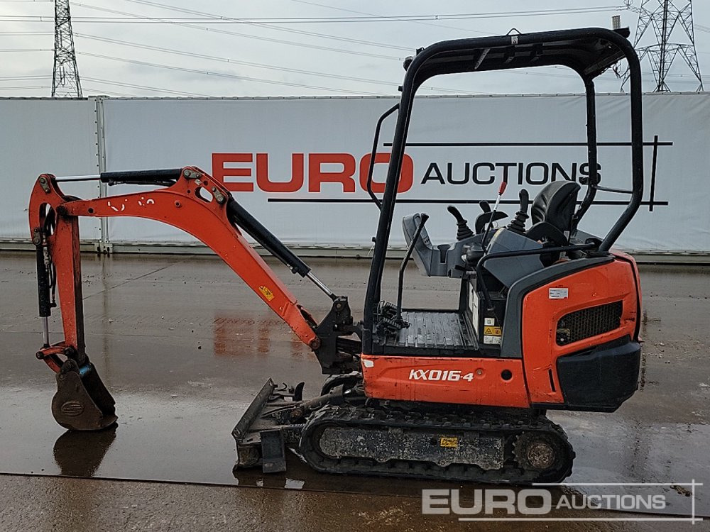 2016 Kubota KX016-4 - Miniexcavadora: foto 2 2016 Kubota KX016-4 - Miniexcavadora: foto 2