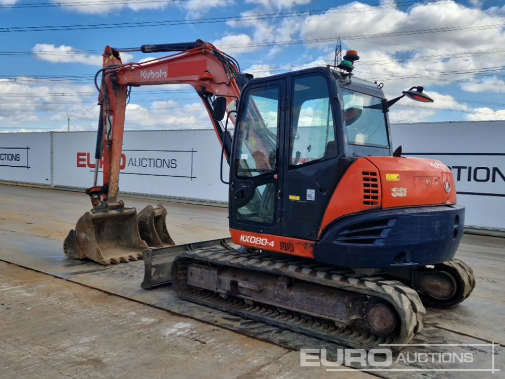 2016 Kubota KX080-4 - Miniexcavadora: foto 3 2016 Kubota KX080-4 - Miniexcavadora: foto 3