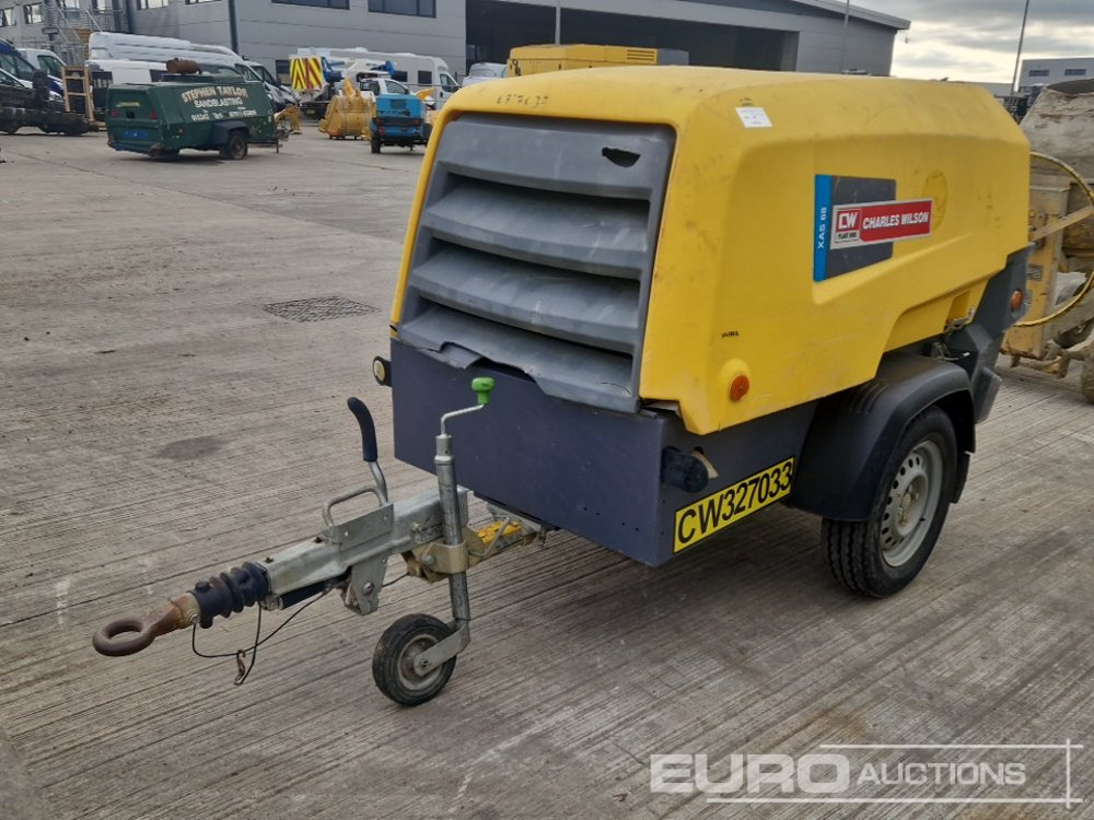 2017 Atlas Copco XAS 68 - Compresor de aire: foto 1 2017 Atlas Copco XAS 68 - Compresor de aire: foto 1