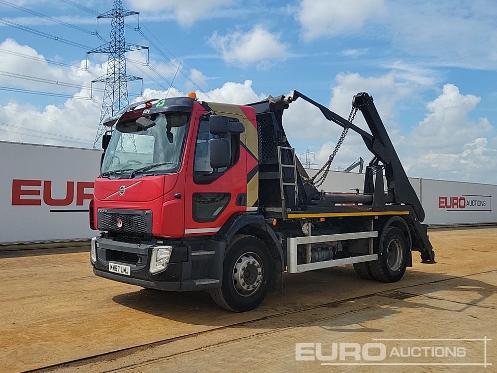 2017 Volvo FE280 - Camión portacontenedor de cadenas: foto 1 2017 Volvo FE280 - Camión portacontenedor de cadenas: foto 1