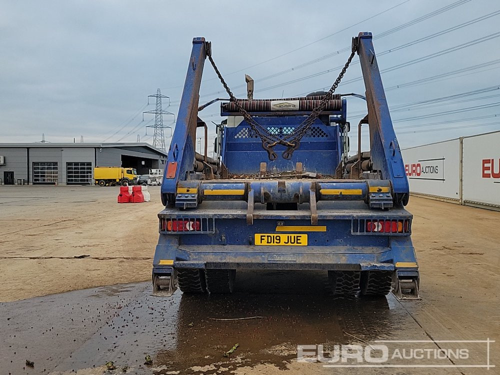 2019 DAF LF230 - Camión portacontenedor de cadenas: foto 4 2019 DAF LF230 - Camión portacontenedor de cadenas: foto 4
