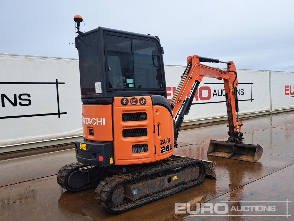 2019 Hitachi ZX26U-5A CR - Miniexcavadora: foto 5 2019 Hitachi ZX26U-5A CR - Miniexcavadora: foto 5