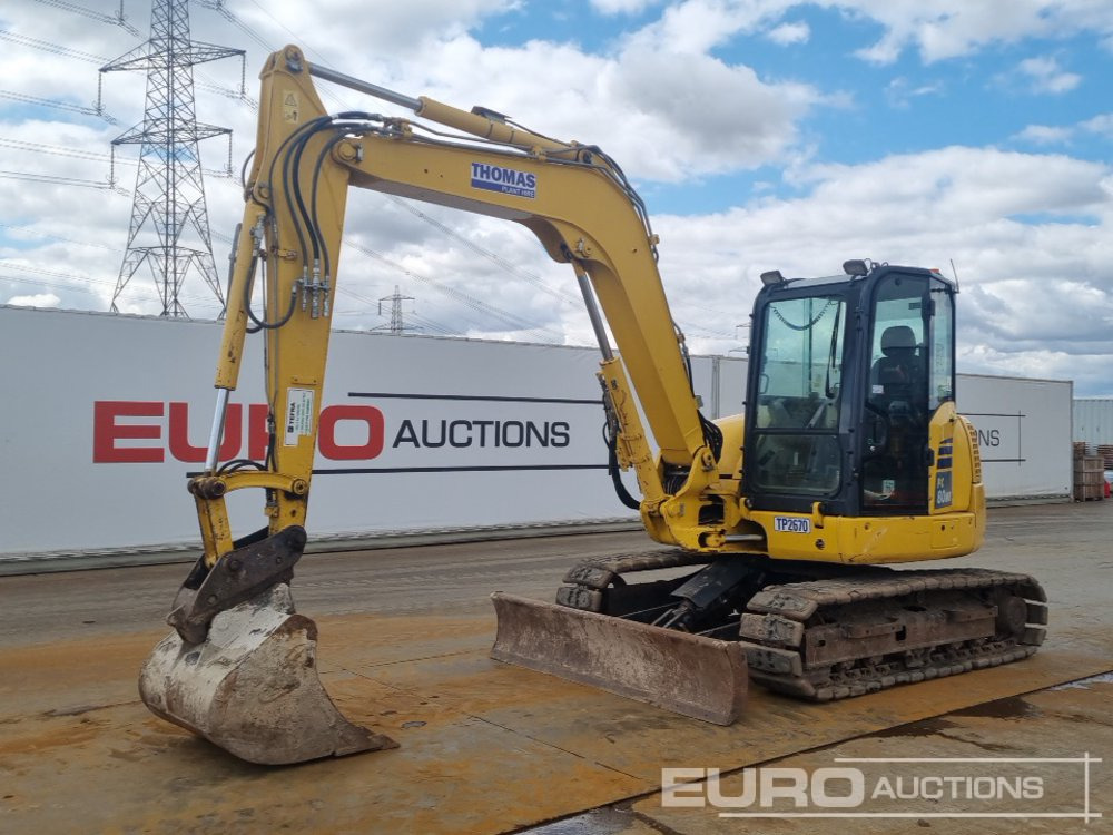2019 Komatsu PC80MR-5 - Miniexcavadora: foto 1 2019 Komatsu PC80MR-5 - Miniexcavadora: foto 1
