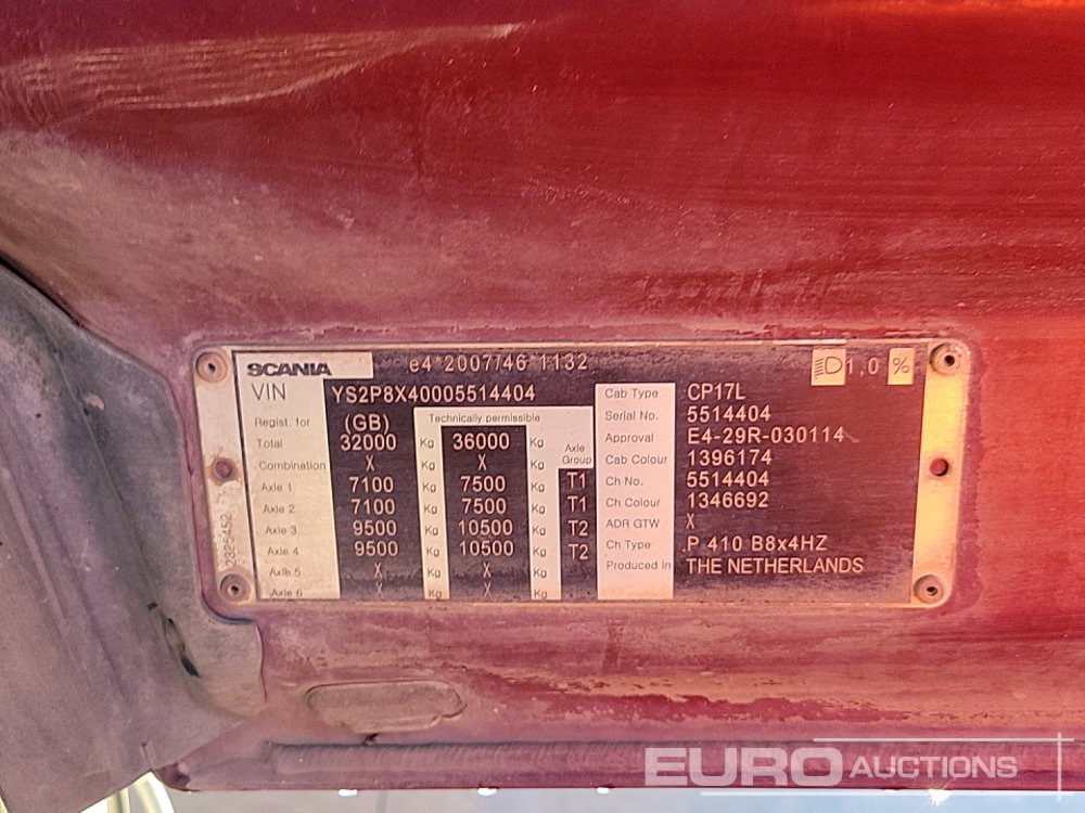 Camión volquete 2019 Scania P410XT: foto 37