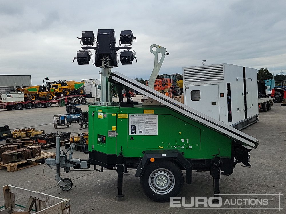 2020 Trime X-Solar Single Axle Soler Powered LED Lighting Tower - Torre de iluminación: foto 2 2020 Trime X-Solar Single Axle Soler Powered LED Lighting Tower - Torre de iluminación: foto 2