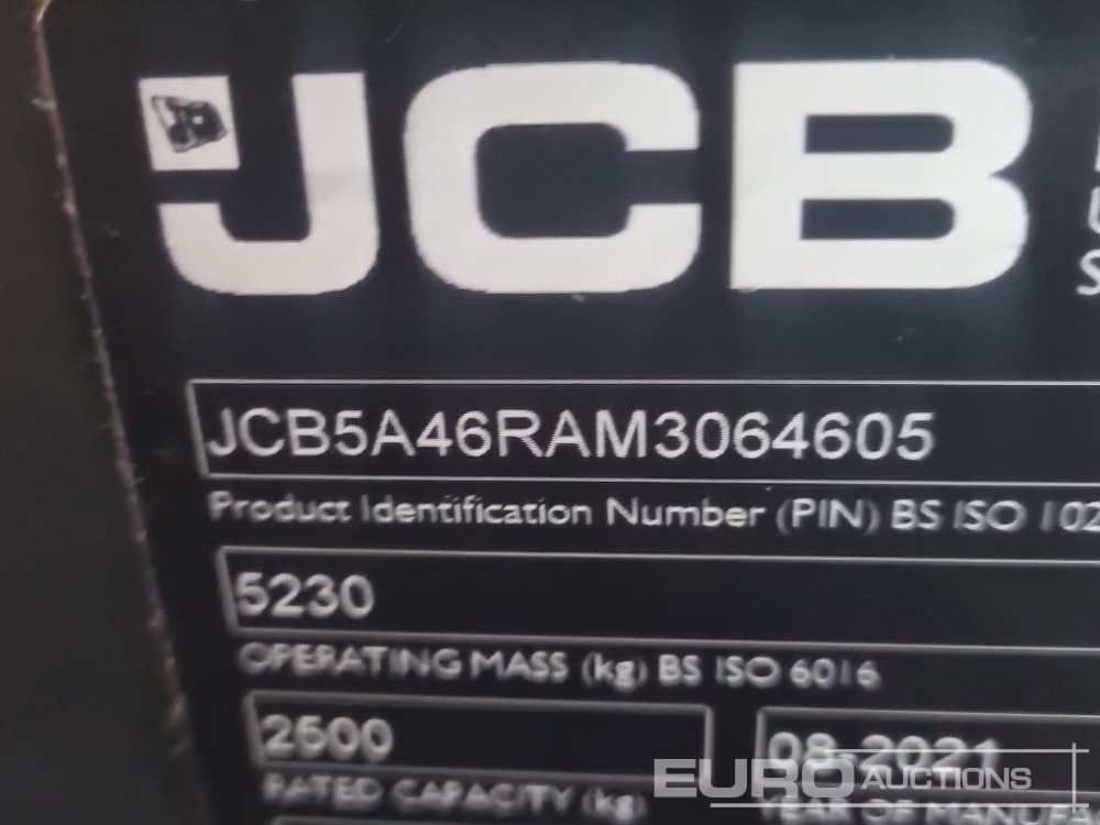 Manipulador telescópico 2021 JCB 525-60 Hi Viz: foto 37