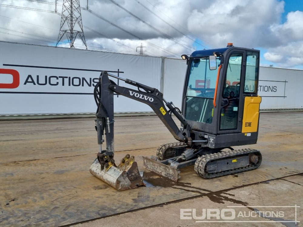 2022 Volvo EC18E - Miniexcavadora: foto 1 2022 Volvo EC18E - Miniexcavadora: foto 1