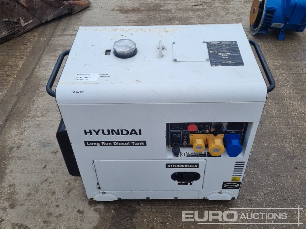 2023 Hyundai DHY8000SELR - Generador industriale: foto 2 2023 Hyundai DHY8000SELR - Generador industriale: foto 2
