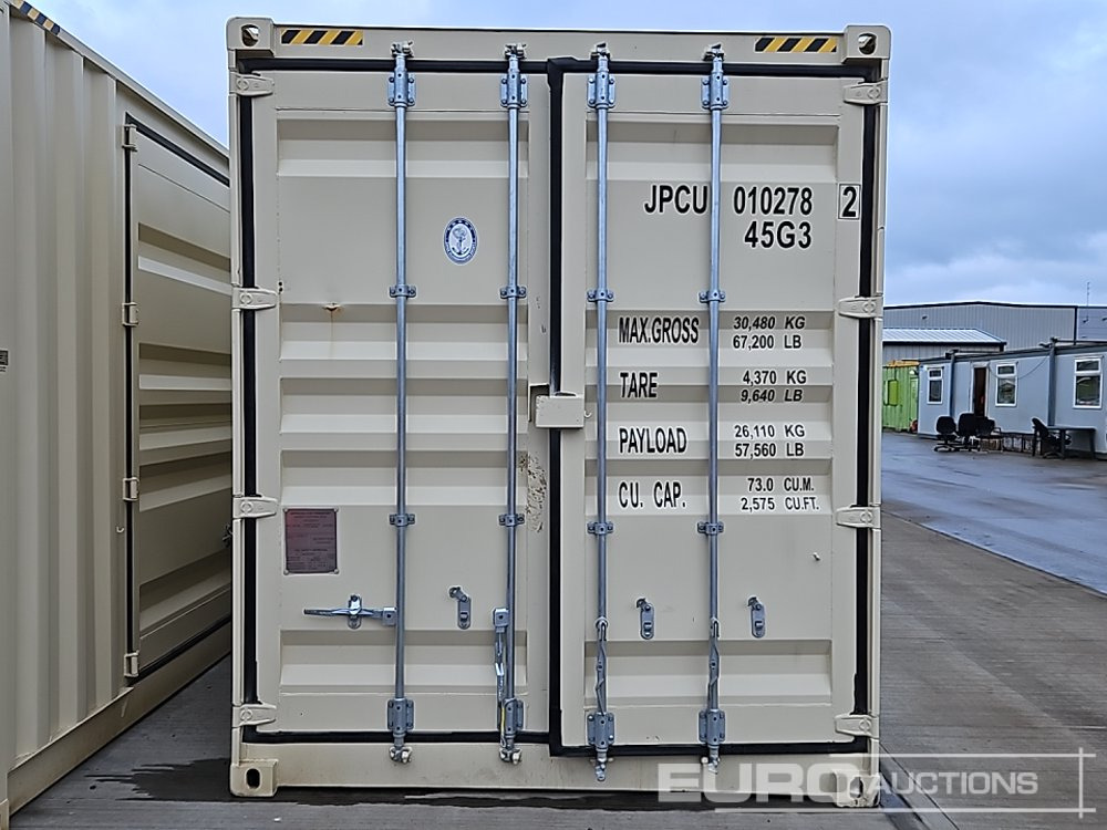 2025 40' x 8' High Cube Container, 2 Side Doors, 1 End Door (Cannot Be Reconsigned) - Contenedor marítimo: foto 5 2025 40' x 8' High Cube Container, 2 Side Doors, 1 End Door (Cannot Be Reconsigned) - Contenedor marítimo: foto 5