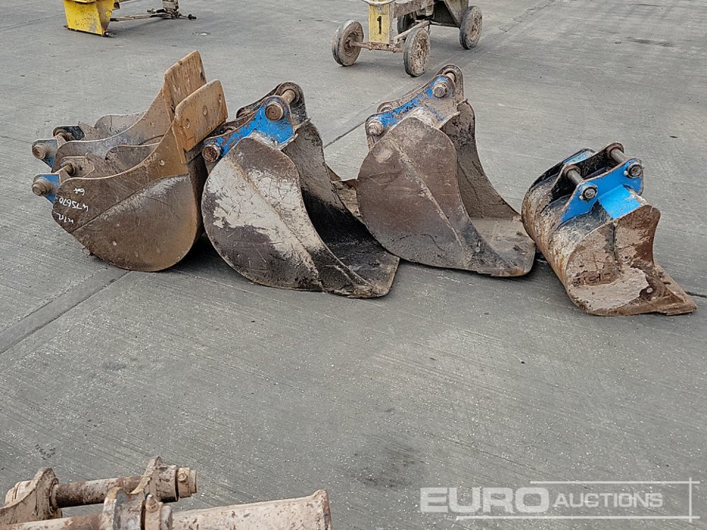Cazo 24", 24", 18", 18", 18", 18" Digging Bucket 40-45mm Pin to suit Mini-6 Ton Excavator: foto 6