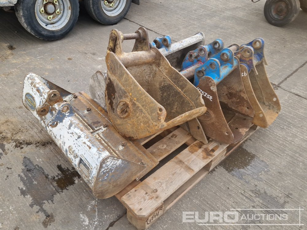 Cazo 36", 30", 24" Ditching, 12", 12", 10" Digging Bucket 25/30mm Pin to suit Mini Excavator: foto 7