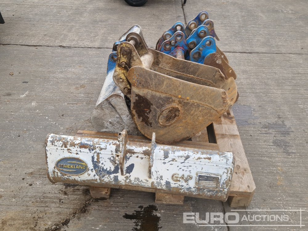 Cazo 36", 30", 24" Ditching, 12", 12", 10" Digging Bucket 25/30mm Pin to suit Mini Excavator: foto 6