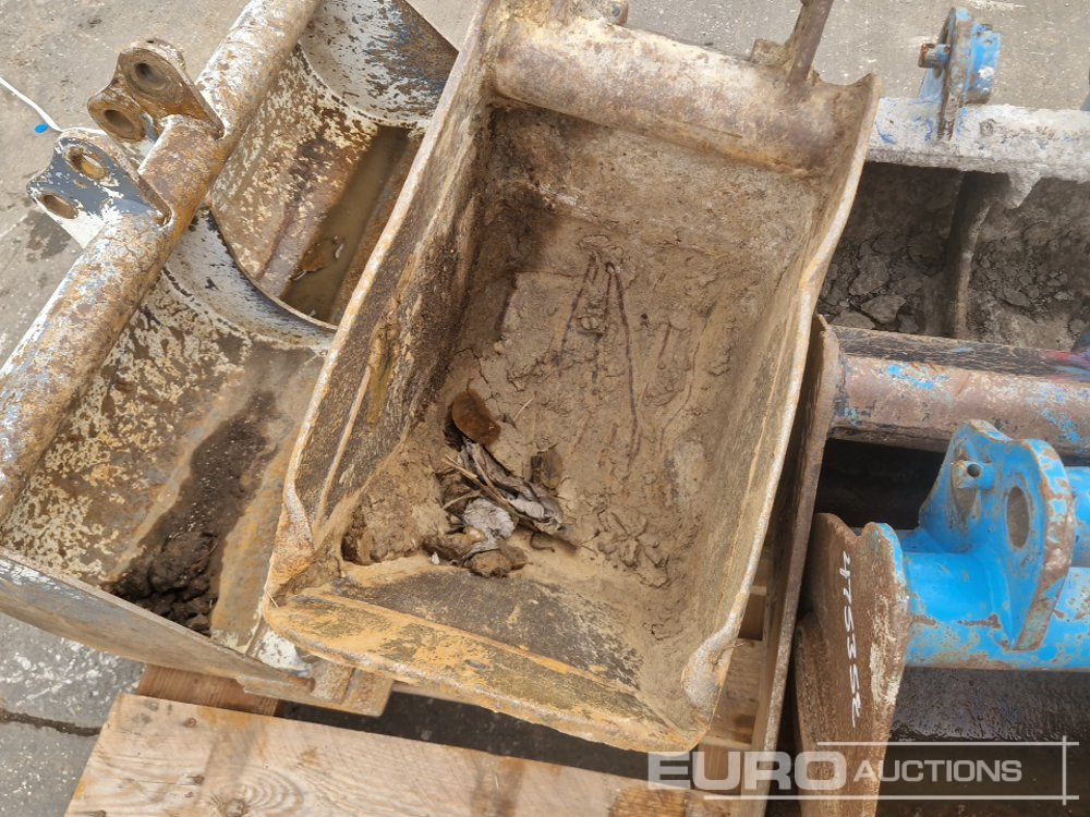 Cazo 36", 30", 24" Ditching, 12", 12", 10" Digging Bucket 25/30mm Pin to suit Mini Excavator: foto 14