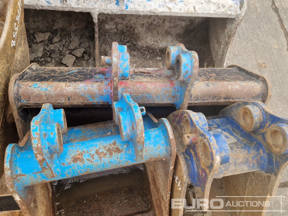 Cazo 36", 30", 24" Ditching, 12", 12", 10" Digging Bucket 25/30mm Pin to suit Mini Excavator: foto 10