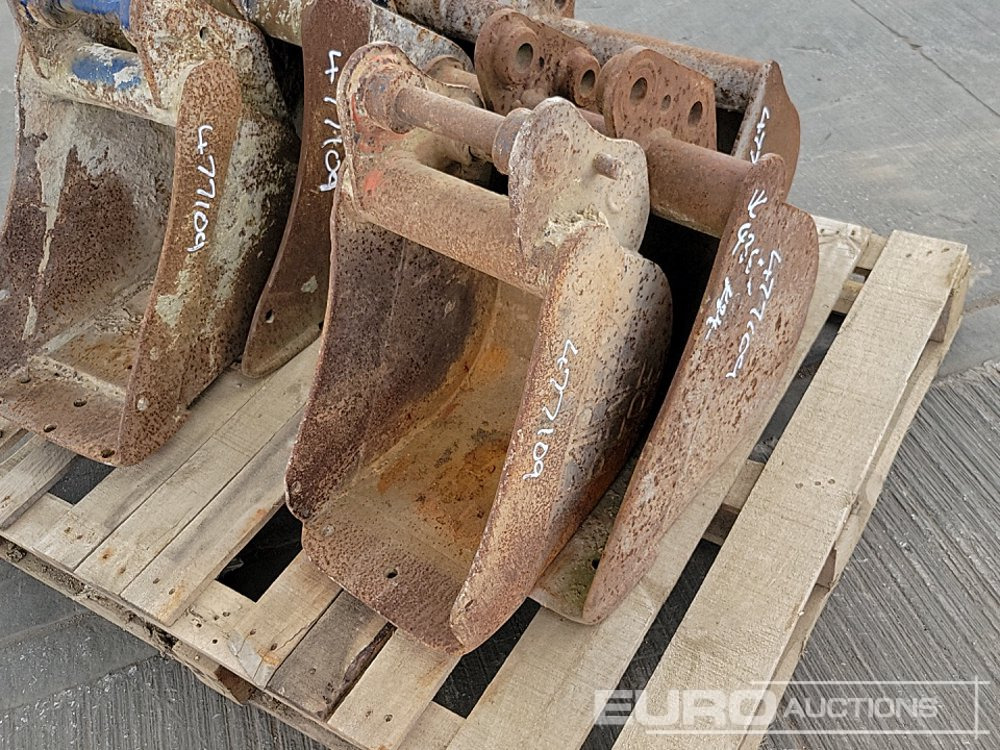 Cazo 36" Ditching, 18", 18", 12", 12" Digging Bucket 30-35mm Pin to suit Mini Excavator: foto 9