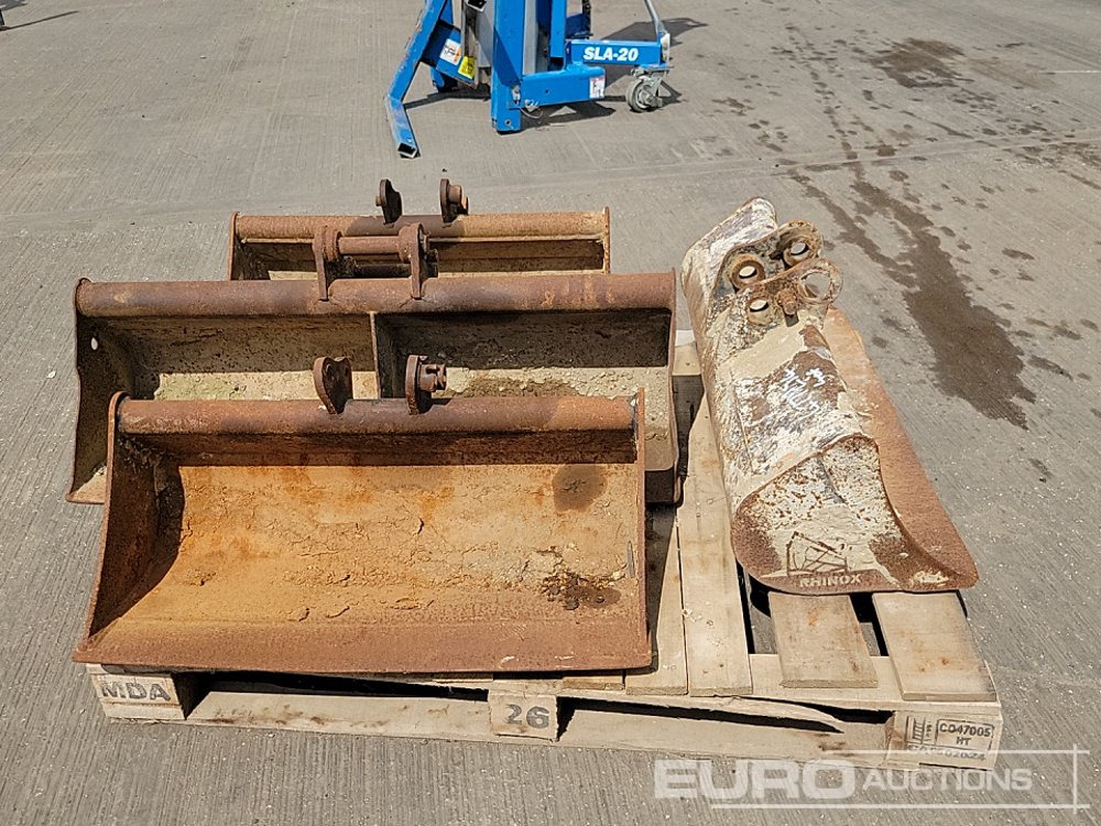 Cazo 40", 36", 30", 30" Ditching Bucket 25-30mm Pin to suit Mini Excavator: foto 8