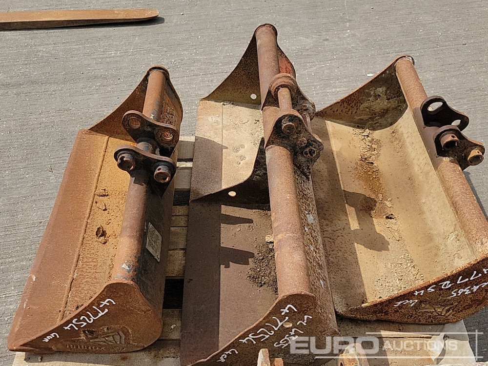 Cazo 40", 36", 30", 30" Ditching Bucket 25-30mm Pin to suit Mini Excavator: foto 11