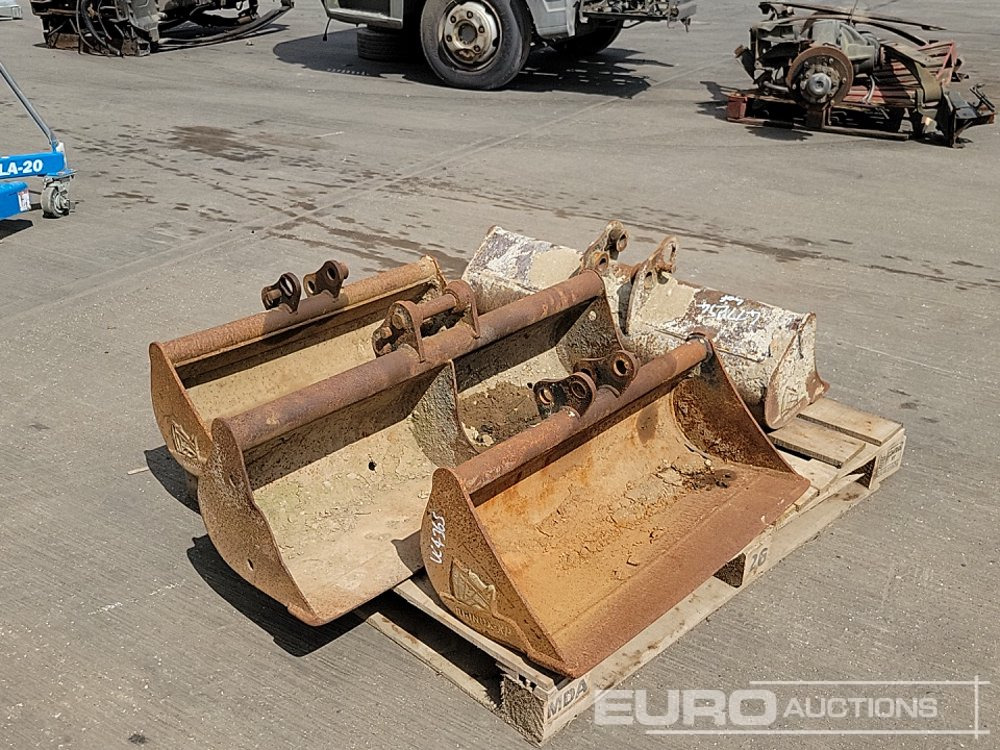 Cazo 40", 36", 30", 30" Ditching Bucket 25-30mm Pin to suit Mini Excavator: foto 7