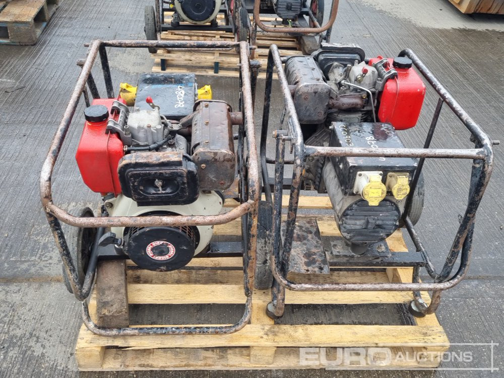 6kVA Generator, Yanmar Engine (2 of) - Motor: foto 2 6kVA Generator, Yanmar Engine (2 of) - Motor: foto 2