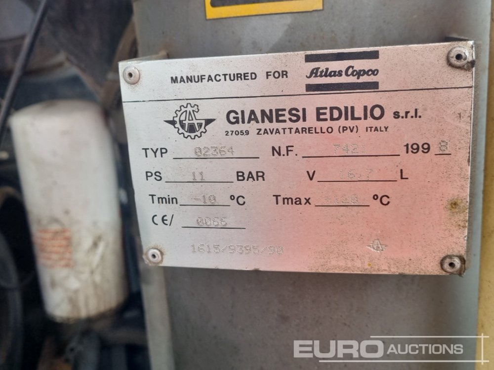 Compresor de aire Atlas Copco Single Axle Compressor: foto 16