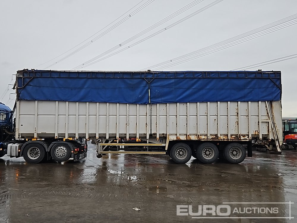 BMI TRAILERS Tri Axle Ejector Trailer, Easy Sheet - Semirremolque plataforma/ Caja abierta: foto 2 BMI TRAILERS Tri Axle Ejector Trailer, Easy Sheet - Semirremolque plataforma/ Caja abierta: foto 2