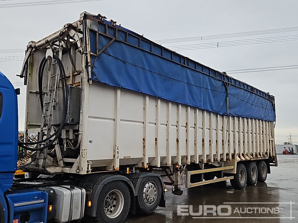 BMI TRAILERS Tri Axle Ejector Trailer, Easy Sheet - Semirremolque plataforma/ Caja abierta: foto 1 BMI TRAILERS Tri Axle Ejector Trailer, Easy Sheet - Semirremolque plataforma/ Caja abierta: foto 1