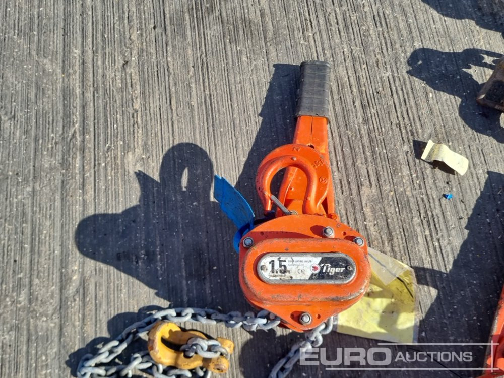 Equipo de manutención Lever Lifting Hoist (3 of), Lifting Clamp (2 of): foto 9