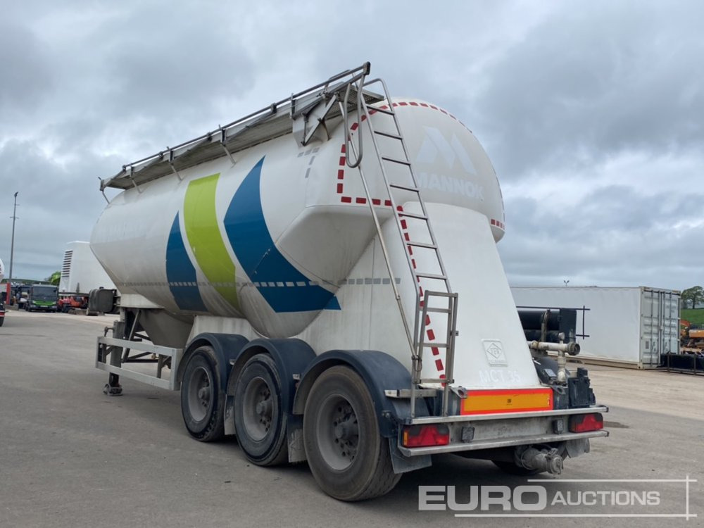 Feldbinder Tri Axle Cement Trailer, BPW Axles - Semirremolque cisterna: foto 3 Feldbinder Tri Axle Cement Trailer, BPW Axles - Semirremolque cisterna: foto 3