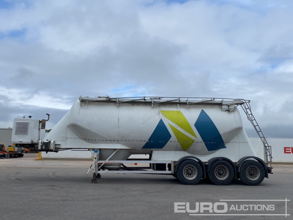 Feldbinder Tri Axle Cement Trailer, BPW Axles - Semirremolque cisterna: foto 2 Feldbinder Tri Axle Cement Trailer, BPW Axles - Semirremolque cisterna: foto 2