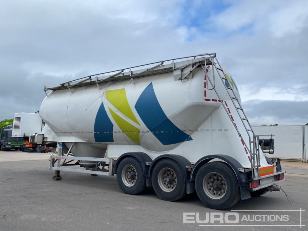 Feldbinder Tri Axle Cement Trailer, BPW Axles - Semirremolque cisterna: foto 3 Feldbinder Tri Axle Cement Trailer, BPW Axles - Semirremolque cisterna: foto 3