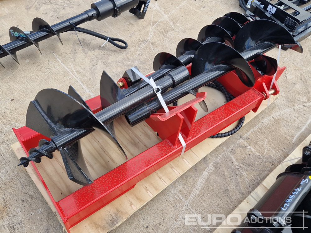 Unused 16", 12" & 8" Auger to suit Skidsteer Loader - Implemento para Excavadora: foto 3 Unused 16", 12" & 8" Auger to suit Skidsteer Loader - Implemento para Excavadora: foto 3