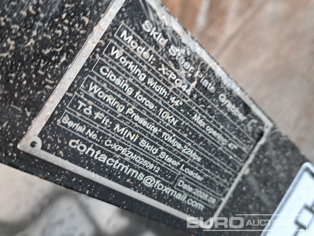 Implemento para Excavadora Unused 2025 GIYI Plate Grabber to suit Skid Steer: foto 8 Implemento para Excavadora Unused 2025 GIYI Plate Grabber to suit Skid Steer: foto 8