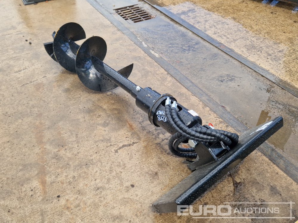 Unused GIYI 12" Hydraulic Auger to suit Mini Skidsteer Loader - Implemento para Excavadora: foto 2 Unused GIYI 12" Hydraulic Auger to suit Mini Skidsteer Loader - Implemento para Excavadora: foto 2