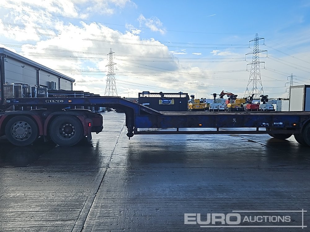 King 4 Axle Step Frame Low Loader Trailer, Neck Ramps, Out Riggers, Rear Steering, Hydraulic Fliptoe Ramps - Semirremolque góndola rebajadas: foto 2 King 4 Axle Step Frame Low Loader Trailer, Neck Ramps, Out Riggers, Rear Steering, Hydraulic Fliptoe Ramps - Semirremolque góndola rebajadas: foto 2