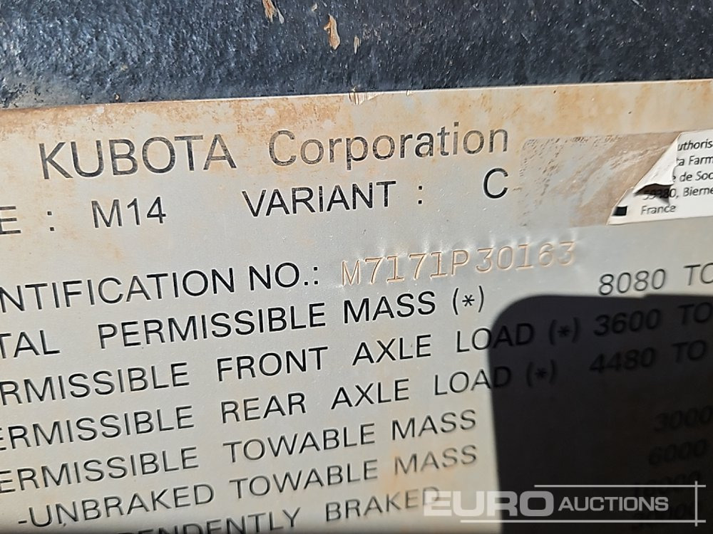 Tractor Kubota M7171: foto 42