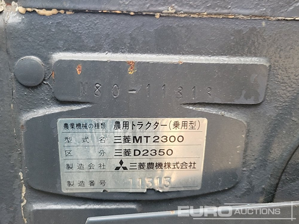 Mini tractor Mitsubishi D2350: foto 40