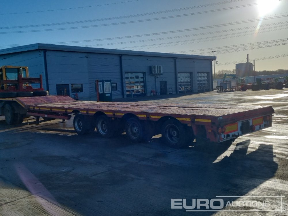Nooteboom 4 Axle Extendable Low Loader Trailer, Twin Axle Rear Steer, Out Riggers - Camión caja abierta: foto 3 Nooteboom 4 Axle Extendable Low Loader Trailer, Twin Axle Rear Steer, Out Riggers - Camión caja abierta: foto 3