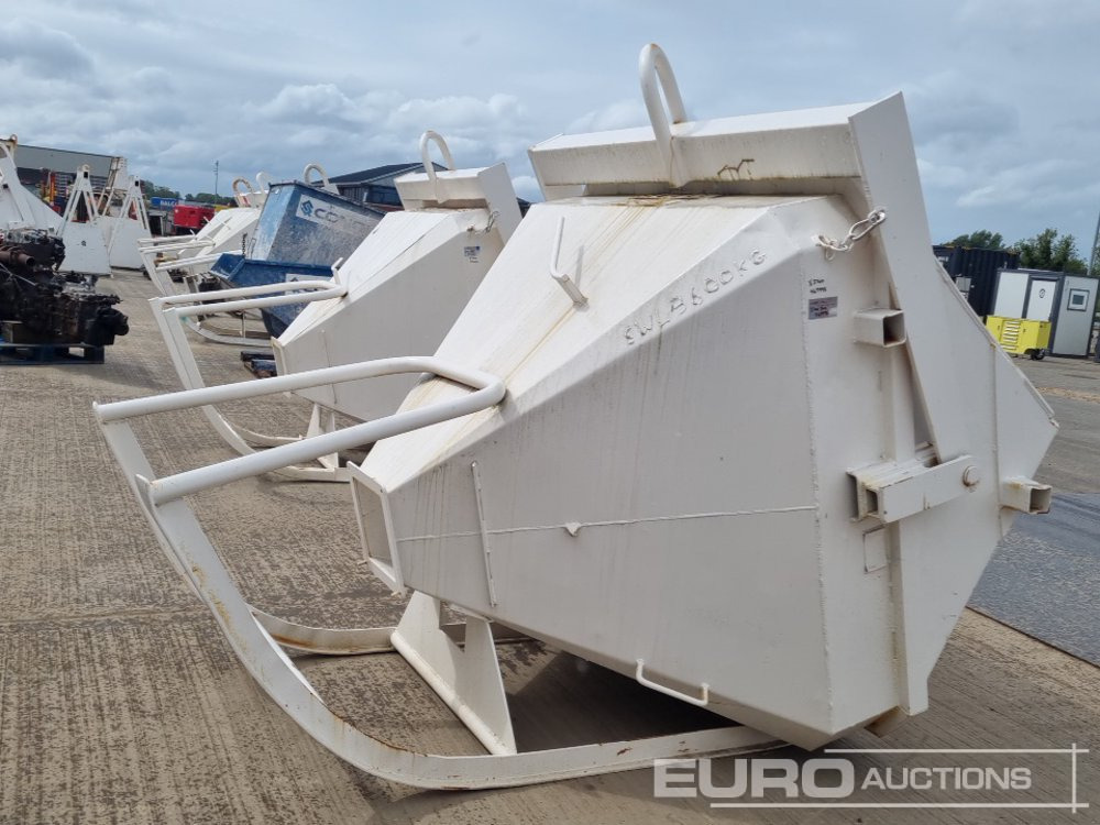 Secatol 1500 Litre Concrete Skip to suit Crane - Contenedor basculante: foto 4 Secatol 1500 Litre Concrete Skip to suit Crane - Contenedor basculante: foto 4
