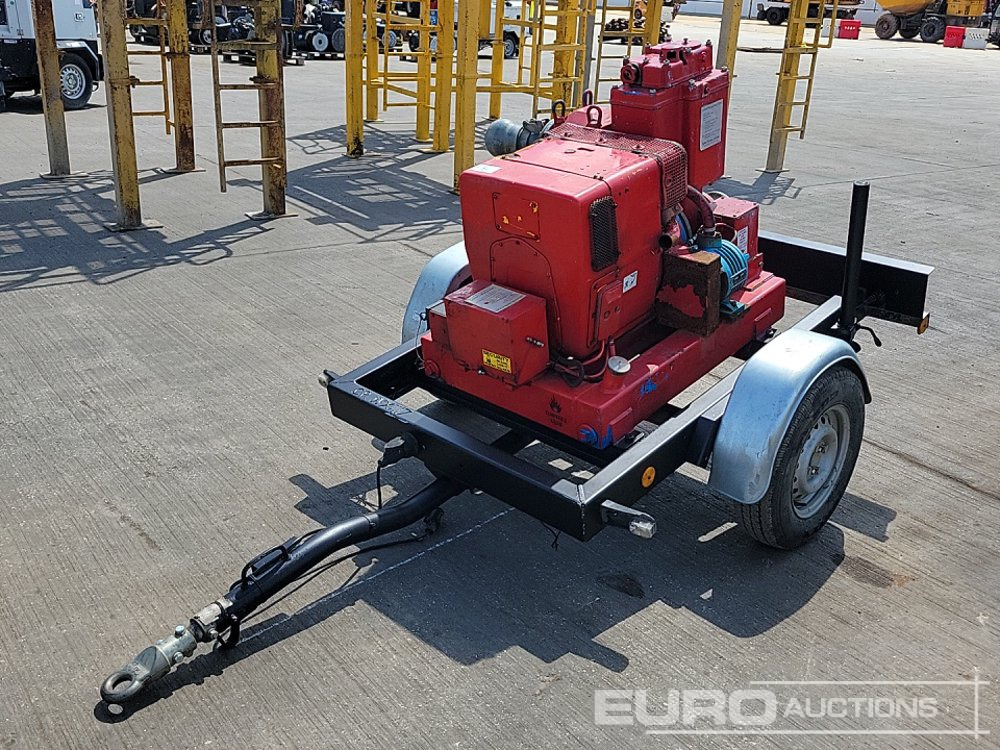 Sykes Single Axle 4" Water Pump, Diesel Engine - Bomba de agua: foto 1 Sykes Single Axle 4" Water Pump, Diesel Engine - Bomba de agua: foto 1