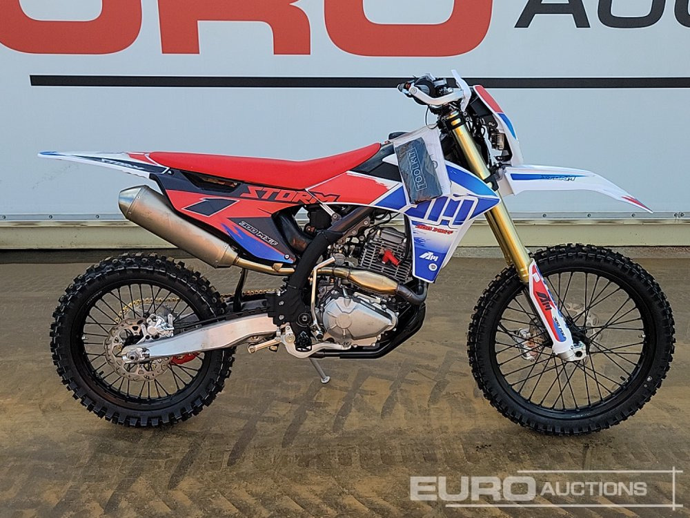 Motocicleta Unused 2025 Apollo Storm 300cc Motorcross Bike, 21" Front, 18" Rear Tyres, Electric Start, Air Cooled, Hydraulic Suspension, Disc Brakes, Lighting Kit (UNASSEMBLED): foto 6