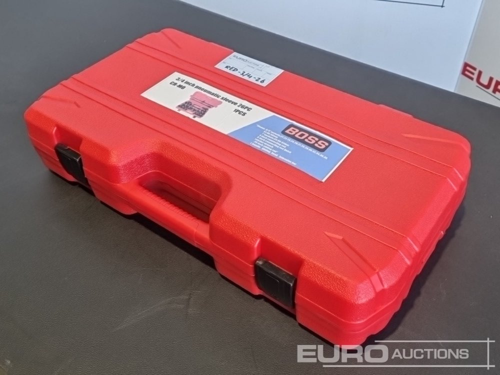 Unused 2025 Boss 3/4" 26pc Heavy Duty Pneumatic Socket Set, 4" Connecting Rod, 8" Connecting Rod Quick Ratchet Wrench, 20" Sliding Road, L Handle Sliding Head Extension Bar - Equipo de taller: foto 3 Unused 2025 Boss 3/4" 26pc Heavy Duty Pneumatic Socket Set, 4" Connecting Rod, 8" Connecting Rod Quick Ratchet Wrench, 20" Sliding Road, L Handle Sliding Head Extension Bar - Equipo de taller: foto 3