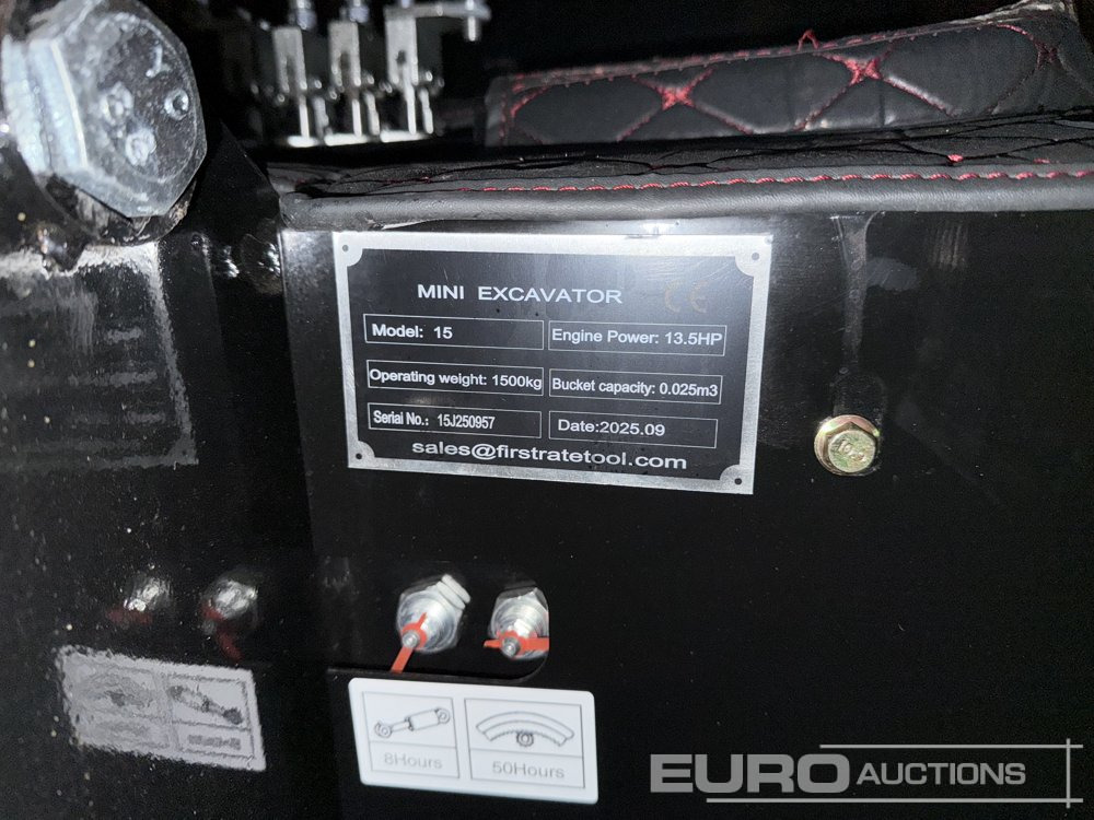 Miniexcavadora Unused 2025 Captok CK15: foto 34