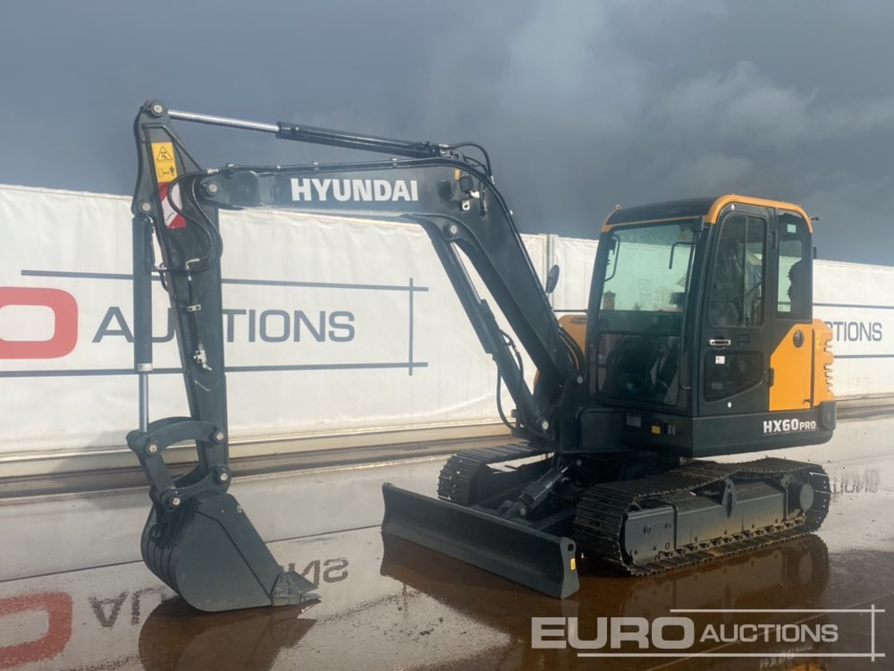 Unused 2025 Hyundai HX60PRO-N - Miniexcavadora: foto 1 Unused 2025 Hyundai HX60PRO-N - Miniexcavadora: foto 1