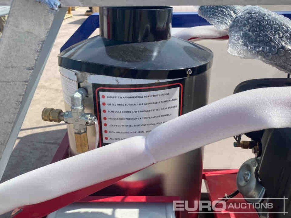 Hidrolimpiadora Unused 4000PSI Electric Hot Pressure Washer, 1000L Water Tank: foto 13