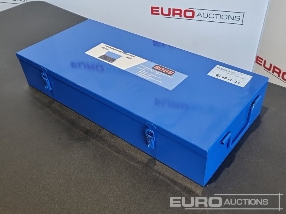 Unused Boss 1" 21pc Pneumatic Socket Set, 8" Impact Extension Bar, Universal Joint, Quick Release Ratchet Handle, 20" T-sliding Bar - Equipo de taller: foto 3 Unused Boss 1" 21pc Pneumatic Socket Set, 8" Impact Extension Bar, Universal Joint, Quick Release Ratchet Handle, 20" T-sliding Bar - Equipo de taller: foto 3