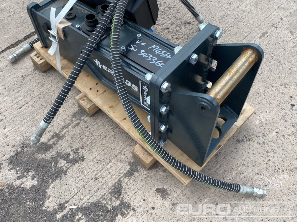 Martillo hidráulico Unused HEROE 35 Hydraulic Breaker, Dedicated Headstock to suit Mini Excavator: foto 11