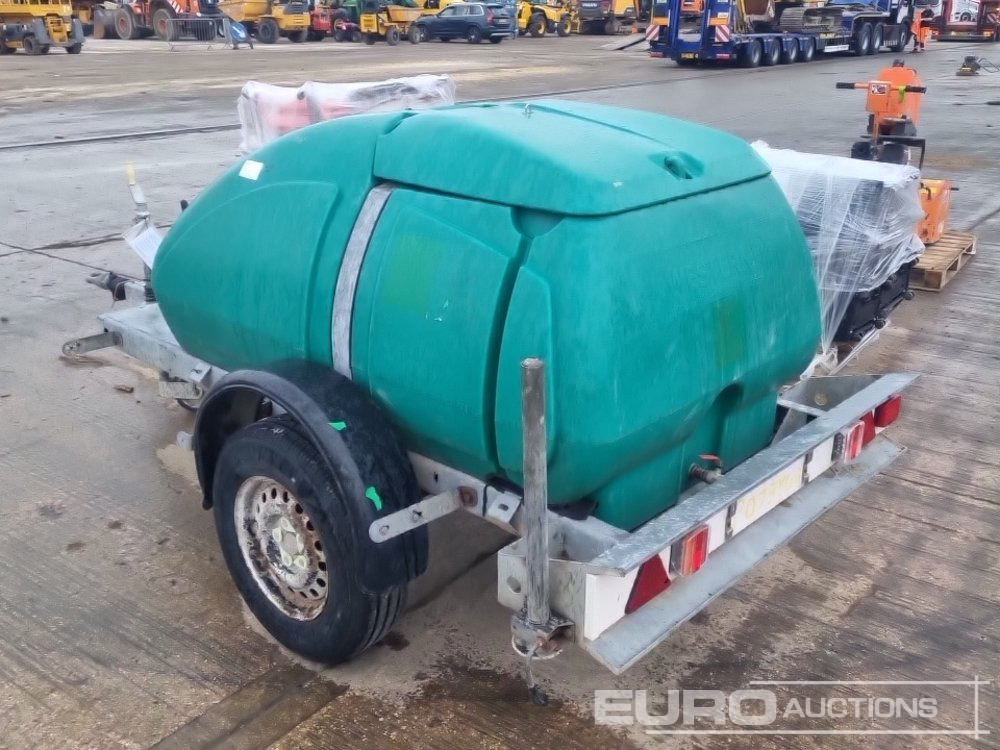 Western Single Axle Plastic Water Bowser - Tanque de almacenamiento: foto 3 Western Single Axle Plastic Water Bowser - Tanque de almacenamiento: foto 3