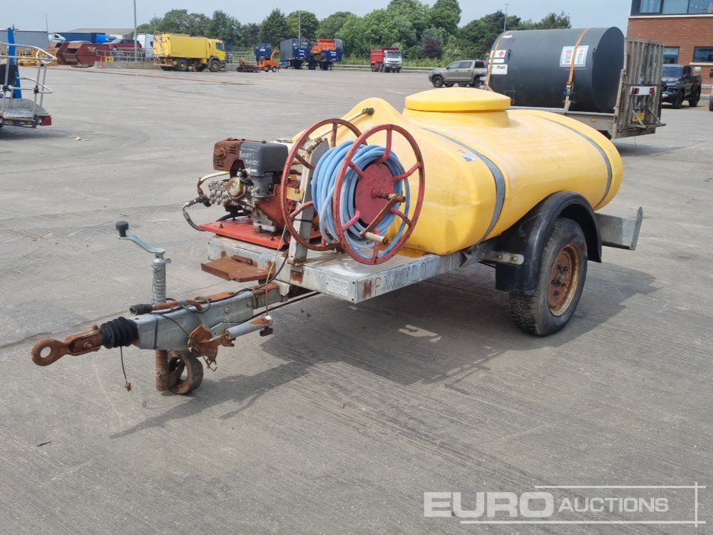 Western Trailers Single Axle Plastic Water Bowser, Honda Pressure Washer - Hidrolimpiadora: foto 1 Western Trailers Single Axle Plastic Water Bowser, Honda Pressure Washer - Hidrolimpiadora: foto 1